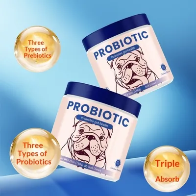 Cross-border In-stock English Pet Probiotic Granules For Dogs