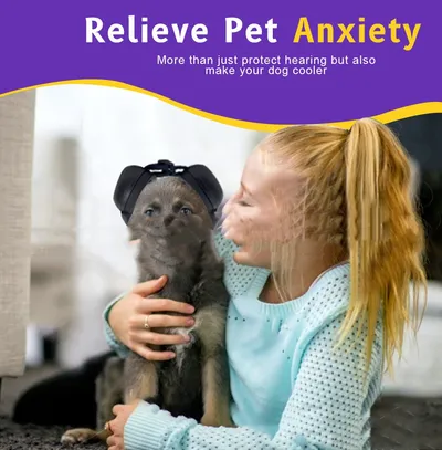 Dog Earmuffs With Noise And Sound Insulation Head Mounted Design
