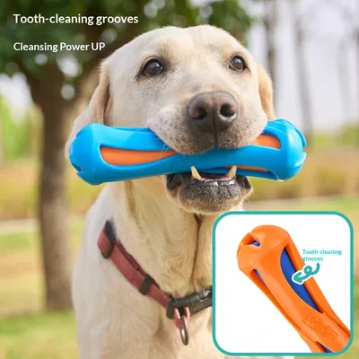 Dog Water Powered Chew Stick Bouncy And Bite Resistant Gentle On Gums While Cleaning Teeth