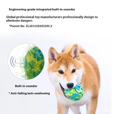 Plush Sound Molar Long Lasting Dog Toy Ball