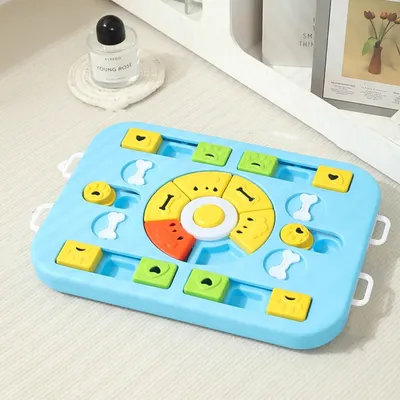 Dog Toy For Entertainment And Self-Amusement Sounding Pet Food-Dispensing Toy Sniffing Mat