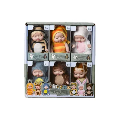 Set Of 6 Princess Dolls In A Gift Box The Perfect Birthday, Holiday, Christmas, Or Halloween Gift For Girls