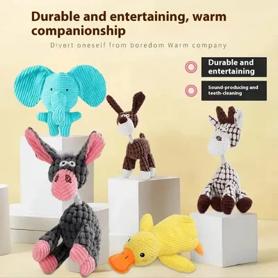 Bite-resistant Puppy Relieving Stuffy Artifact Molar Pet Plush Toy