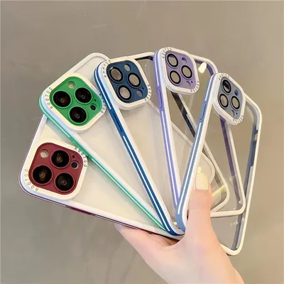 Acrylic 2-in-1 PC Hard Shell Transparent Phone Case