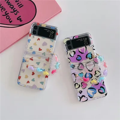 Abstract Geometric Heart Shape Phone Case