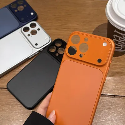 17promax Frosted Skin-feel Large Window Full-coverage Phone Case