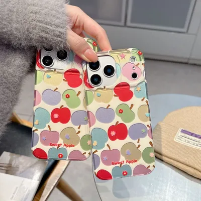 Electroplated Colorful Flower Phone Case