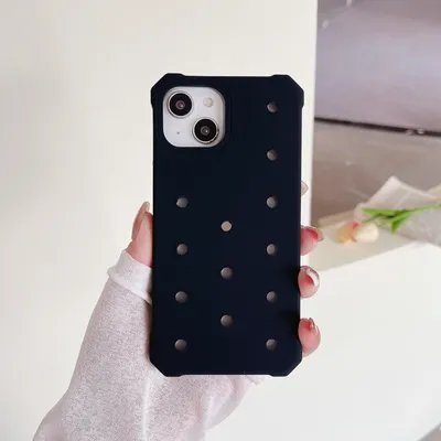 Silicone Hole Phone Case Protective Cover Three-dimensional