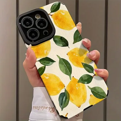 Light Sweet Lemon Suitable for 17Promax Phone Case Pupil Eyes