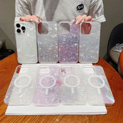 15pro Magnetic Shell Pattern Mobile Phone Protective Case