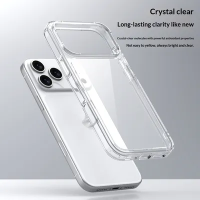 Transparent Protective Large-aperture High-transparency Shatter-resistant Phone Case
