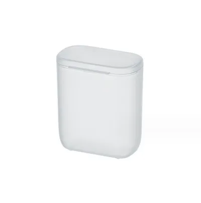 Portable data cable storage box-transparent white-1 piece