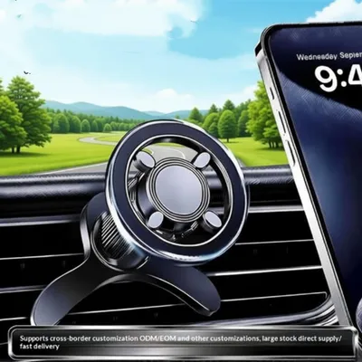 Phone Holder With Strong Magnetic Suction For The Air Vent, Universal Navigation Phone Mount