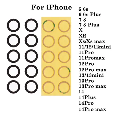 Rear Camera Glass Lens All Models Are Equipped With A Glass Lens