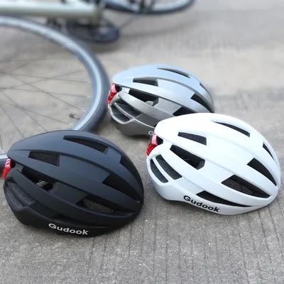 LED Light Bicycle Riding Integrated Helmet Light Men And Women Four Seasons Ventilation Breathable Comfortable