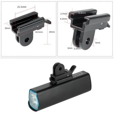 Bicycle Mount With Wired Remote Control Helmet-mountable Light Clamp