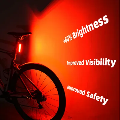 Bicycle Tail Light Cushion Seat Rod Double Bracket Night Bike Tail Light