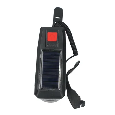Solar Power Bike Light And Horn Rechargeable For Night Riding