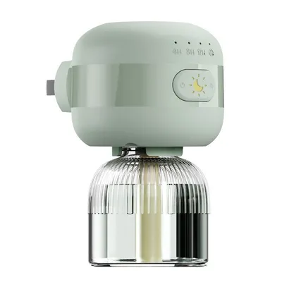 Digital mosquito repellent-moon timing night light model-single machine-light green 1