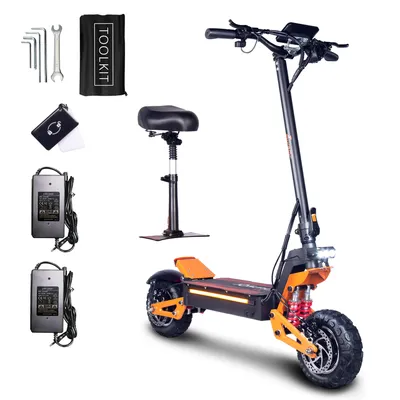 X5 Pro 3000W 60V 40Ah 11 Inches Off Road Eletric Scooter With NFC