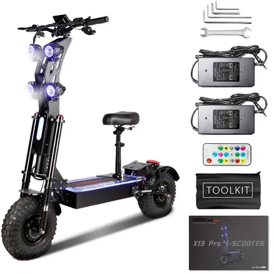 X14 High Power 13 Inches Off-road Wheel 5000W Motor Eletric Scooter