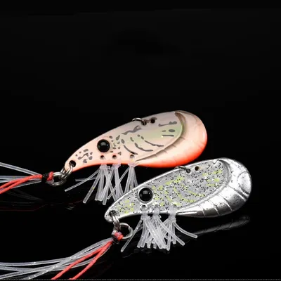 7g14g Real Shrimp Metal Spoon Type Lure