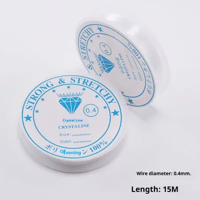 Transparent White Crystal Fishing Line Elastic Line