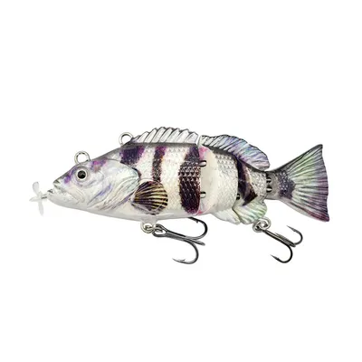 95mm LED Light Automatic Swimming Bait Propeller Multi-section
