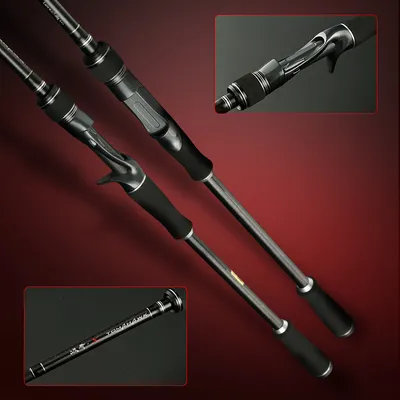 Ultra-hard Straight-shaft Spinning Carbon Lure Rod