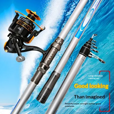 Third-generation Carbon Ultra-hard Long-cast Fishing Rod