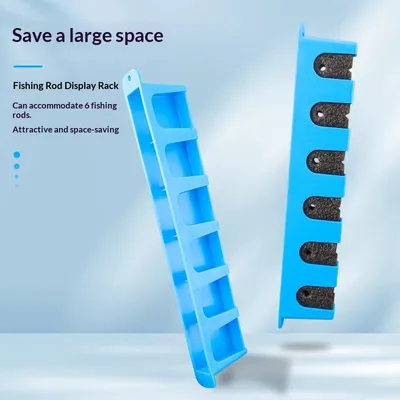 Multifunctional Wall-mounted Lure Fishing Rod Display Rack