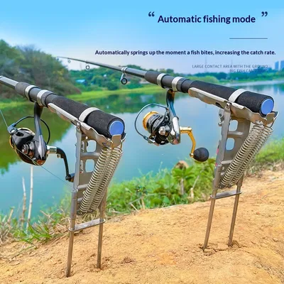 Automatic Sea Rod For Fishing Ground-Plug Sea Rod Stand Rod Lifter Stainless Steel