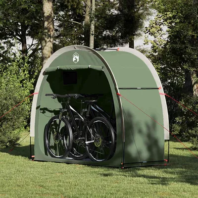   bicycle garage with roof and storage 210 x