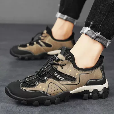 Mens Summer Casual Mesh Hiking Shoes
