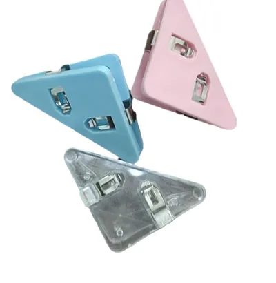 File corner folder-mixed color-5 pieces-1 pack