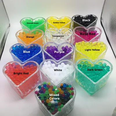 Expansion bubble beads-mixed color-10g