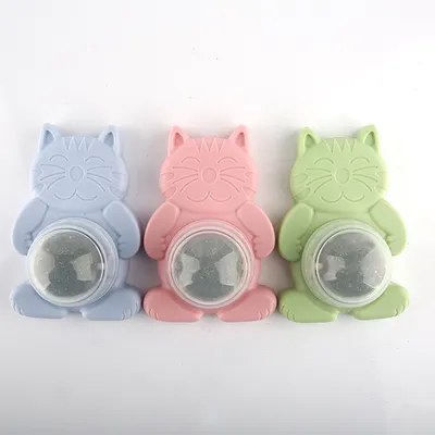 Catnip rotating ball-light green-PP+TPE-1 piece