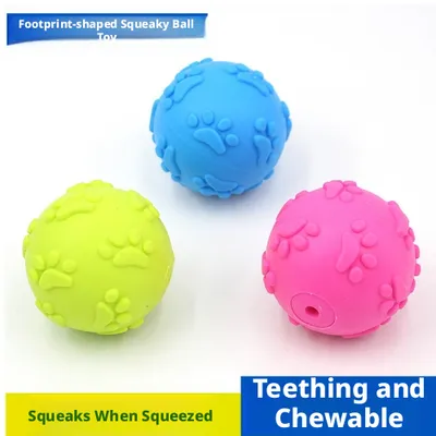 Pet sound ball-mixed color-footprint-1 piece