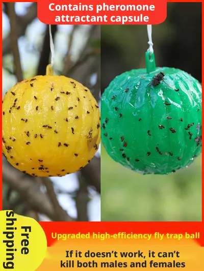 Fly Trap Ball-Yellow-1 pack