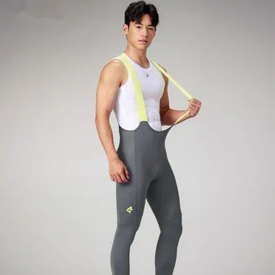 Men's Cycling Bib Pants With Pockets Shockproof Road Biking