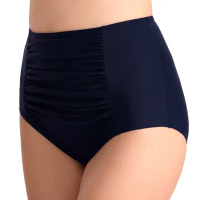  Amazon Beach Pants Women's Pleated Skinny Fashion Swimming Trunks Sheath Belly Contracting High Waist Swim Briefs Women