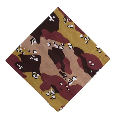 100 Cotton Camouflage Square Towel Cotton Handkerchief Outdoor Riding Sunshade
