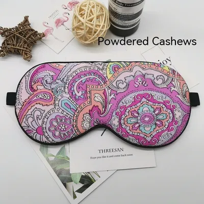 100 Double-sided Silk Adjustable Eye Mask