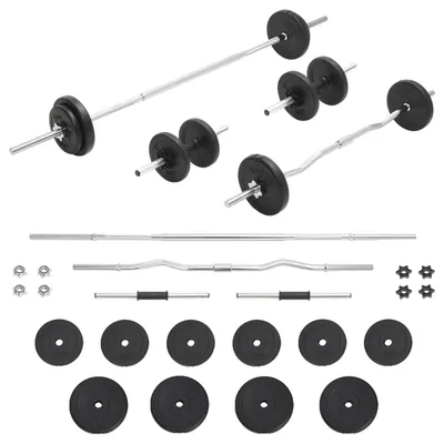   barbell and dumbbell set