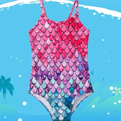 Children's Mermaid One-piece Swimsuit