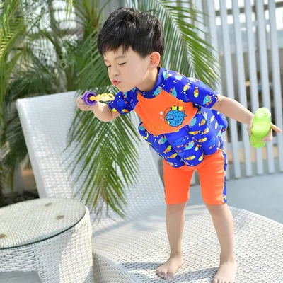 Children's Buoyancy Swimsuit Girl Girl Infant Swimsuit Baby Boy Toddler Jumpsuit