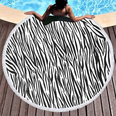Microfiber digital printing beach towel