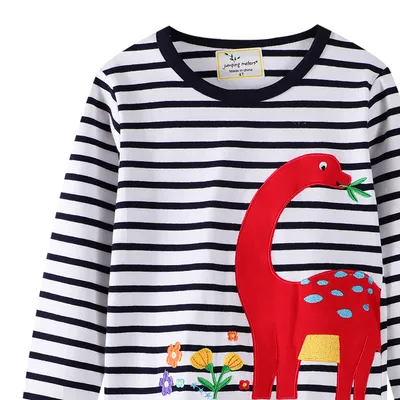 Autumn Bottoming Shirt Cotton Boys And Girls Long Sleeves