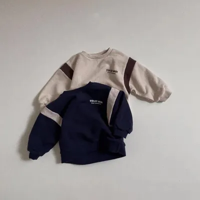 Baby Children's Korean-style Patchwork Sweater