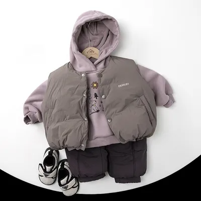 Hooded Fleece Sweatshirt For Winter Keeps Boys And Girls Warm